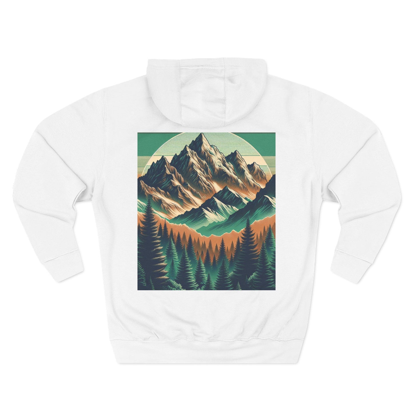 Mountain Adventure Fleece Hoodie - "Mountains are where the soul feels free"