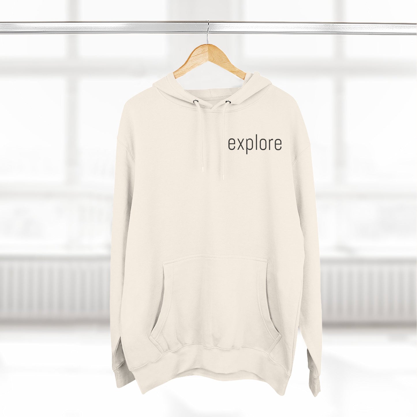 Adventure Three-Panel Fleece Hoodie - Cozy Outdoor Style