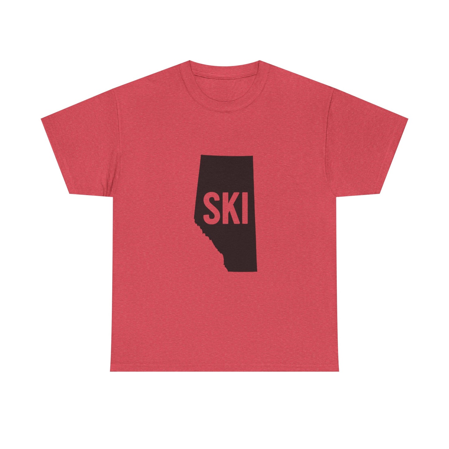 Ski Alberta | Ski Enthusiast T-Shirt | Perfect Gift for Winter Sports Lovers | Adventure Gear | Casual Wear