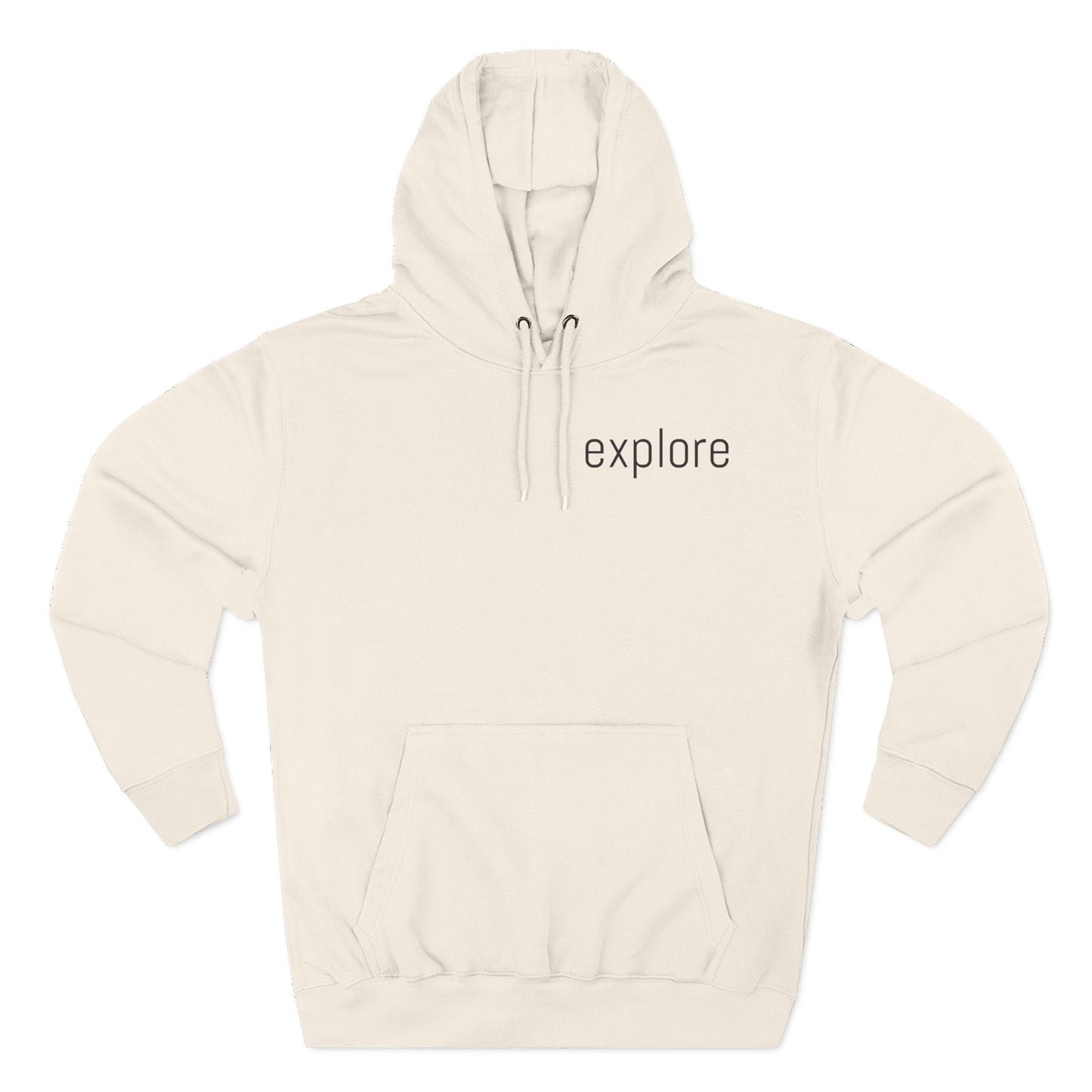 Adventure Three-Panel Fleece Hoodie - Cozy Outdoor Style