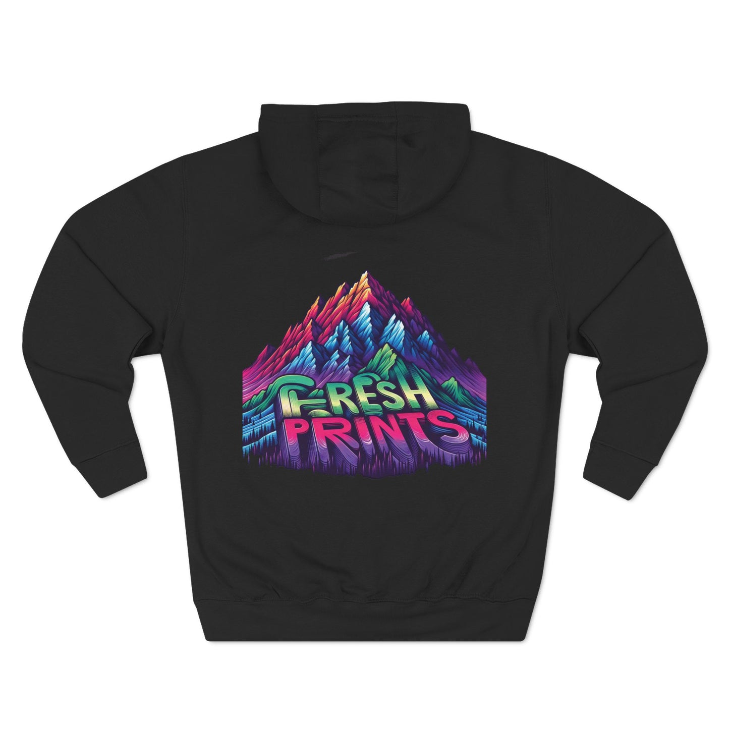 Three-Panel Fleece Hoodie