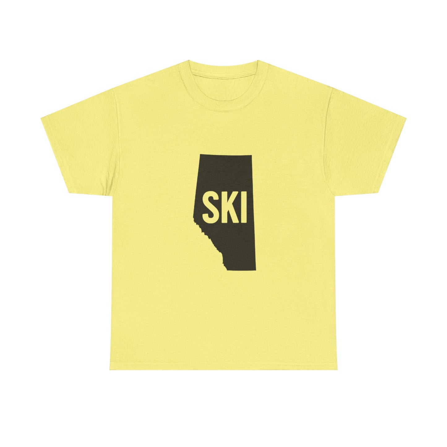 Ski Alberta | Ski Enthusiast T-Shirt | Perfect Gift for Winter Sports Lovers | Adventure Gear | Casual Wear