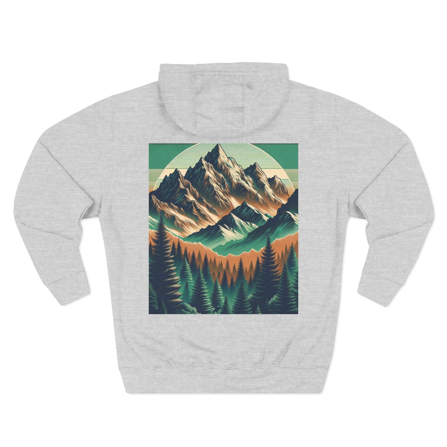 Mountain Adventure Fleece Hoodie - "Mountains are where the soul feels free"