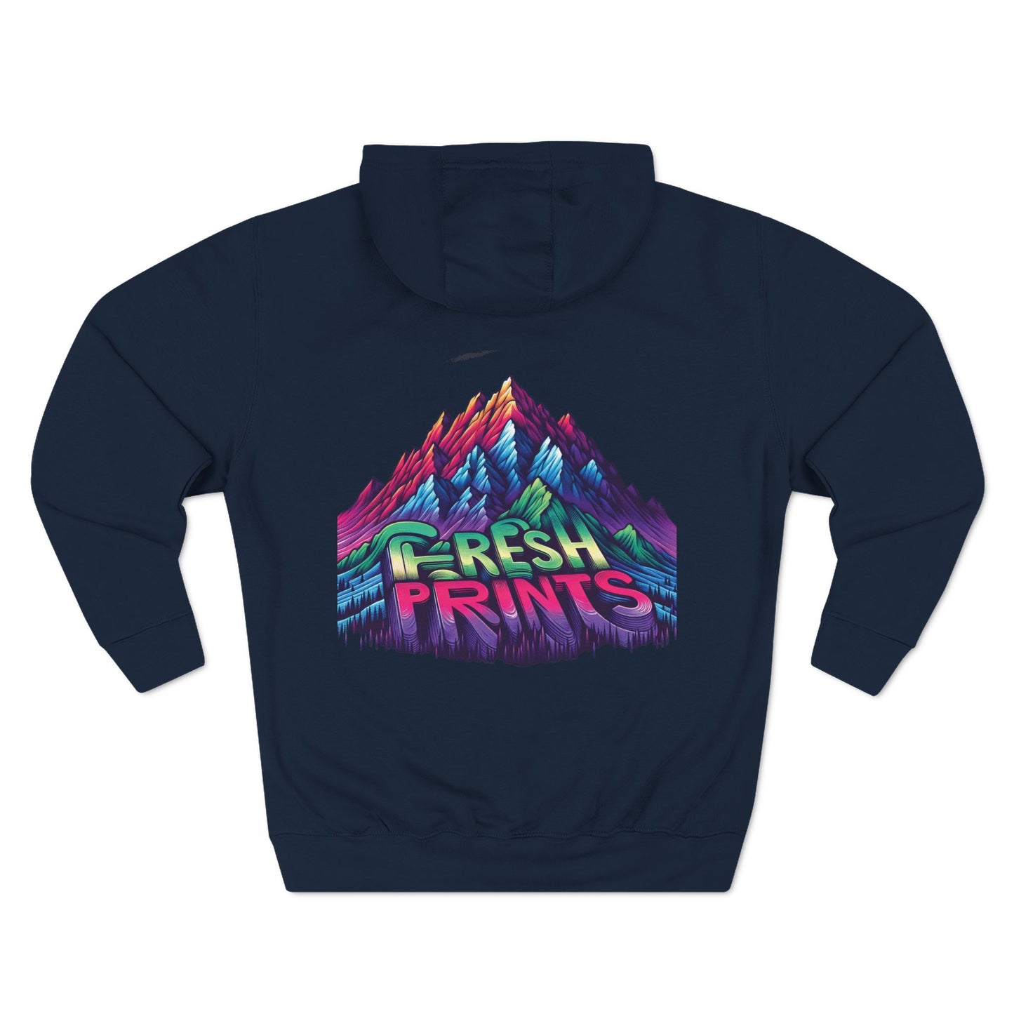 Three-Panel Fleece Hoodie