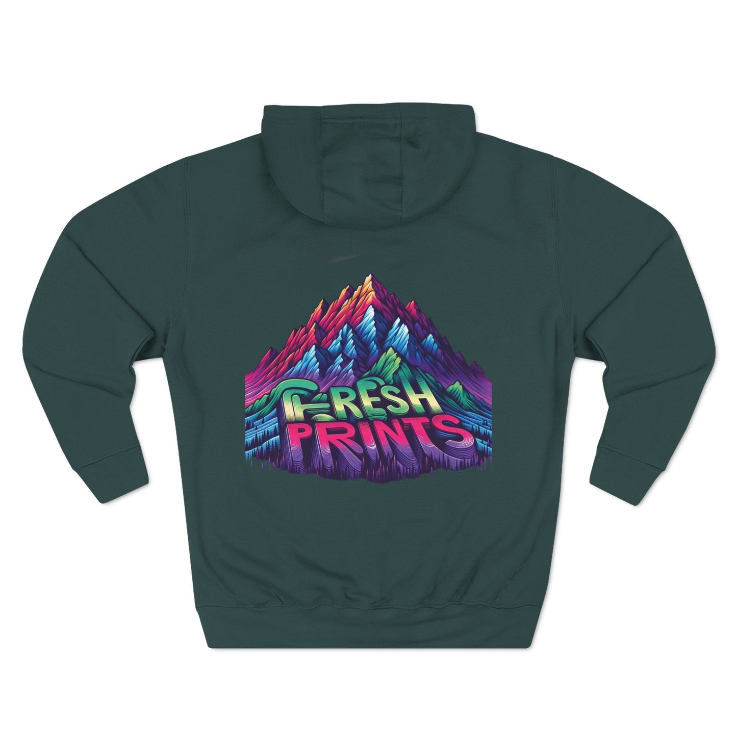 Three-Panel Fleece Hoodie