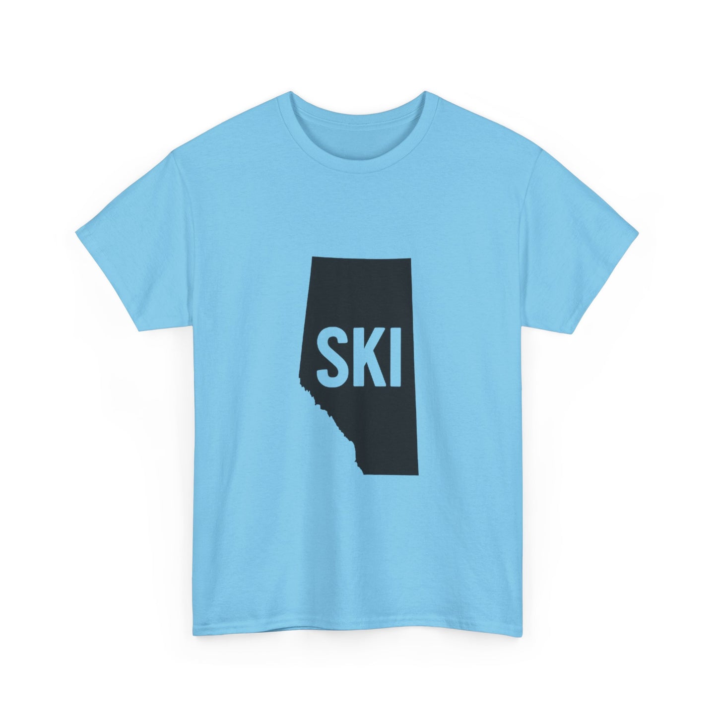 Ski Alberta | Ski Enthusiast T-Shirt | Perfect Gift for Winter Sports Lovers | Adventure Gear | Casual Wear