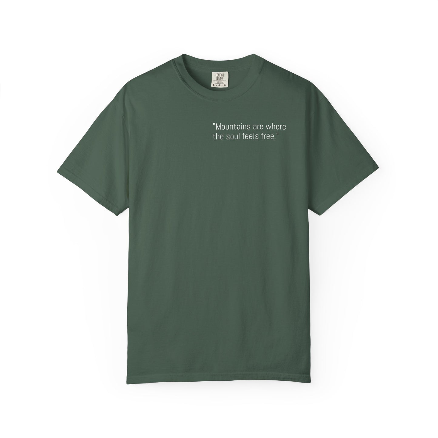 Unisex Mountain Escape T-Shirt – 'Mountains are where the soul feels free' Design