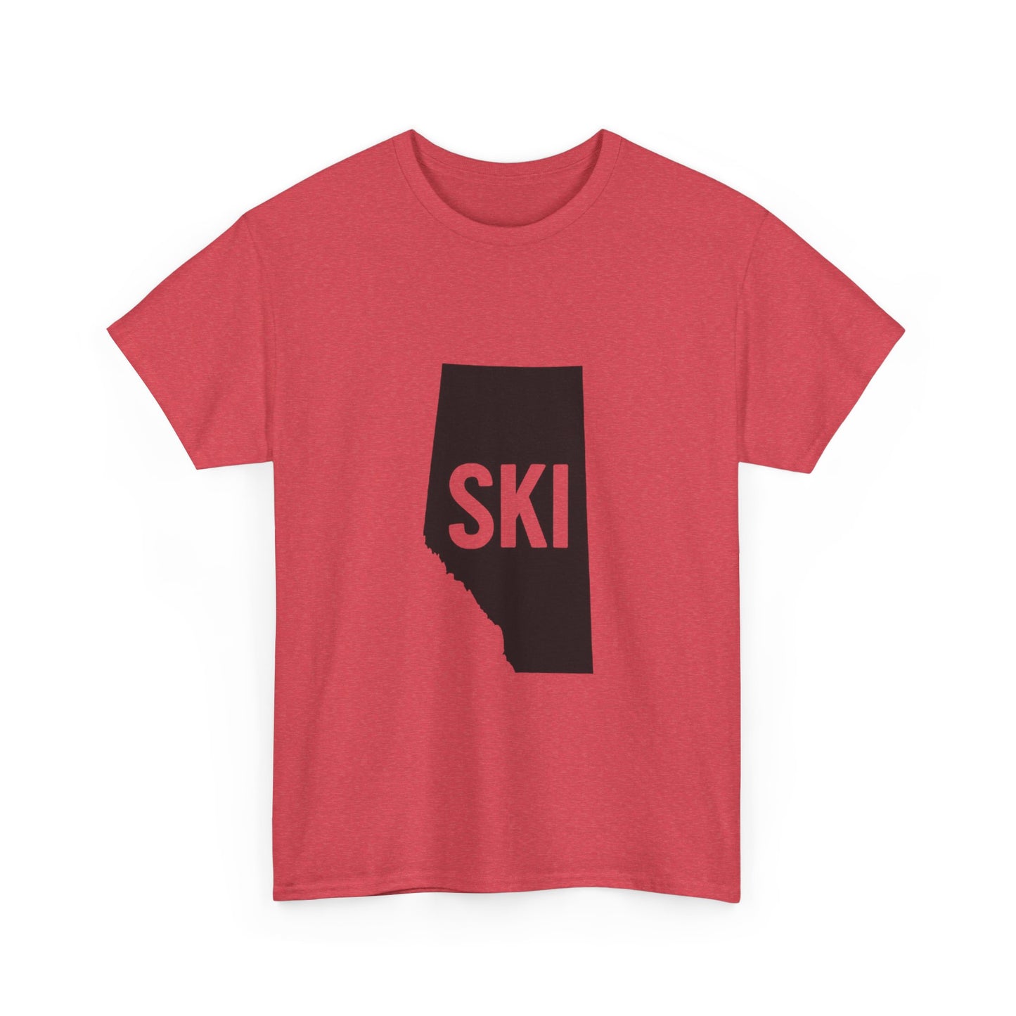 Ski Alberta | Ski Enthusiast T-Shirt | Perfect Gift for Winter Sports Lovers | Adventure Gear | Casual Wear