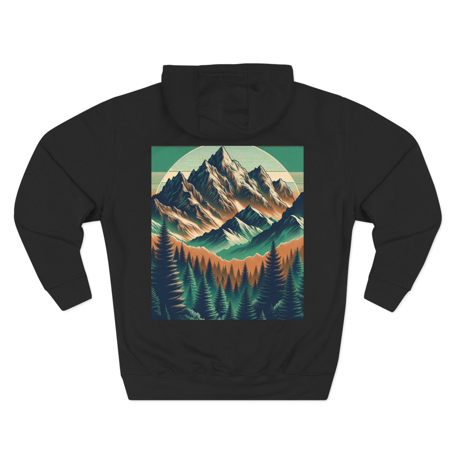 Mountain Adventure Fleece Hoodie - "Mountains are where the soul feels free"