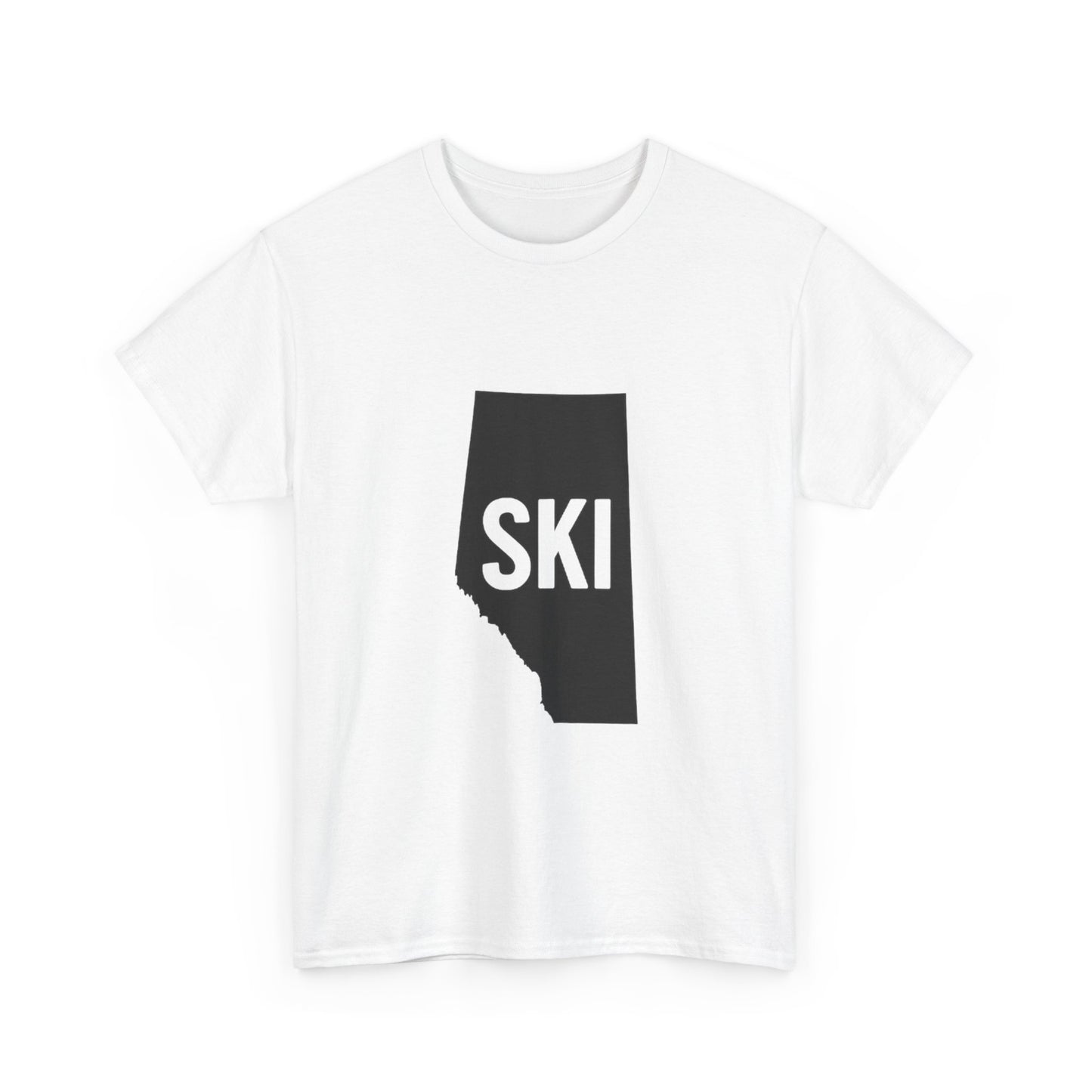 Ski Alberta | Ski Enthusiast T-Shirt | Perfect Gift for Winter Sports Lovers | Adventure Gear | Casual Wear