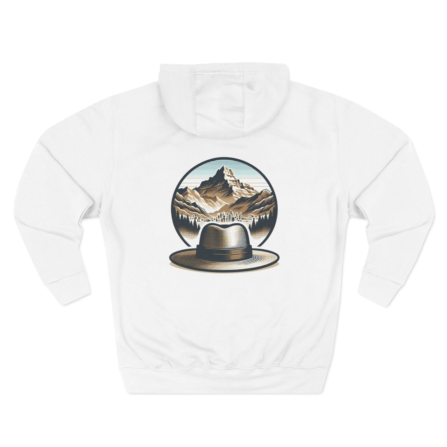 Adventure Three-Panel Fleece Hoodie - Cozy Outdoor Style