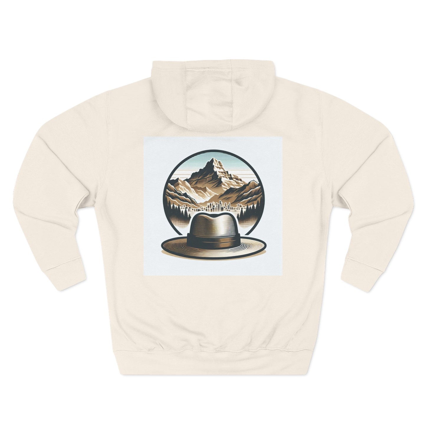 Adventure Three-Panel Fleece Hoodie - Cozy Outdoor Style