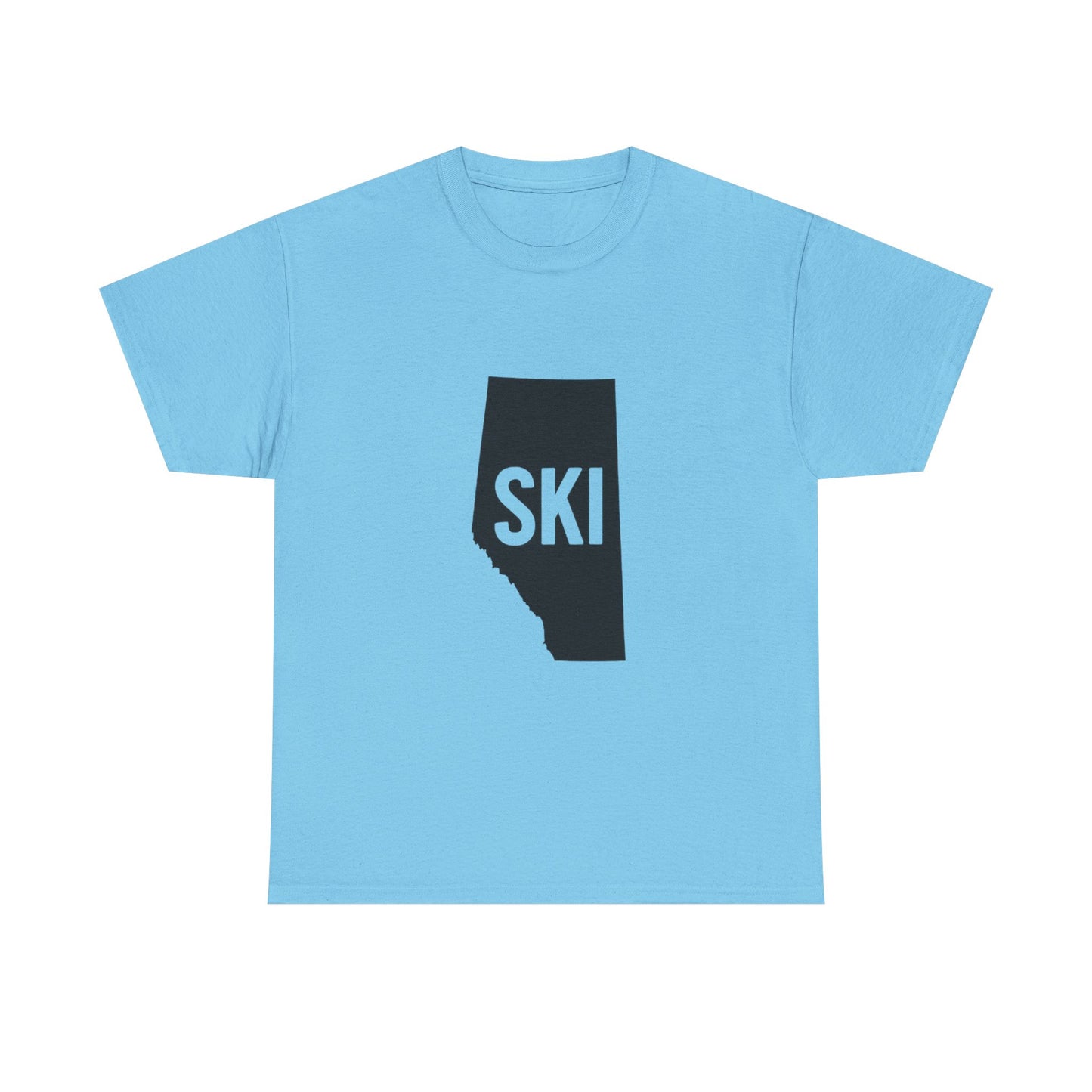 Ski Alberta | Ski Enthusiast T-Shirt | Perfect Gift for Winter Sports Lovers | Adventure Gear | Casual Wear
