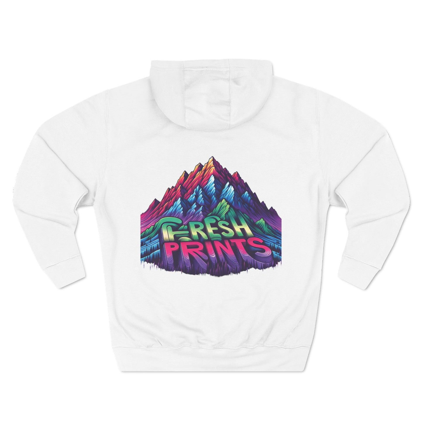Three-Panel Fleece Hoodie