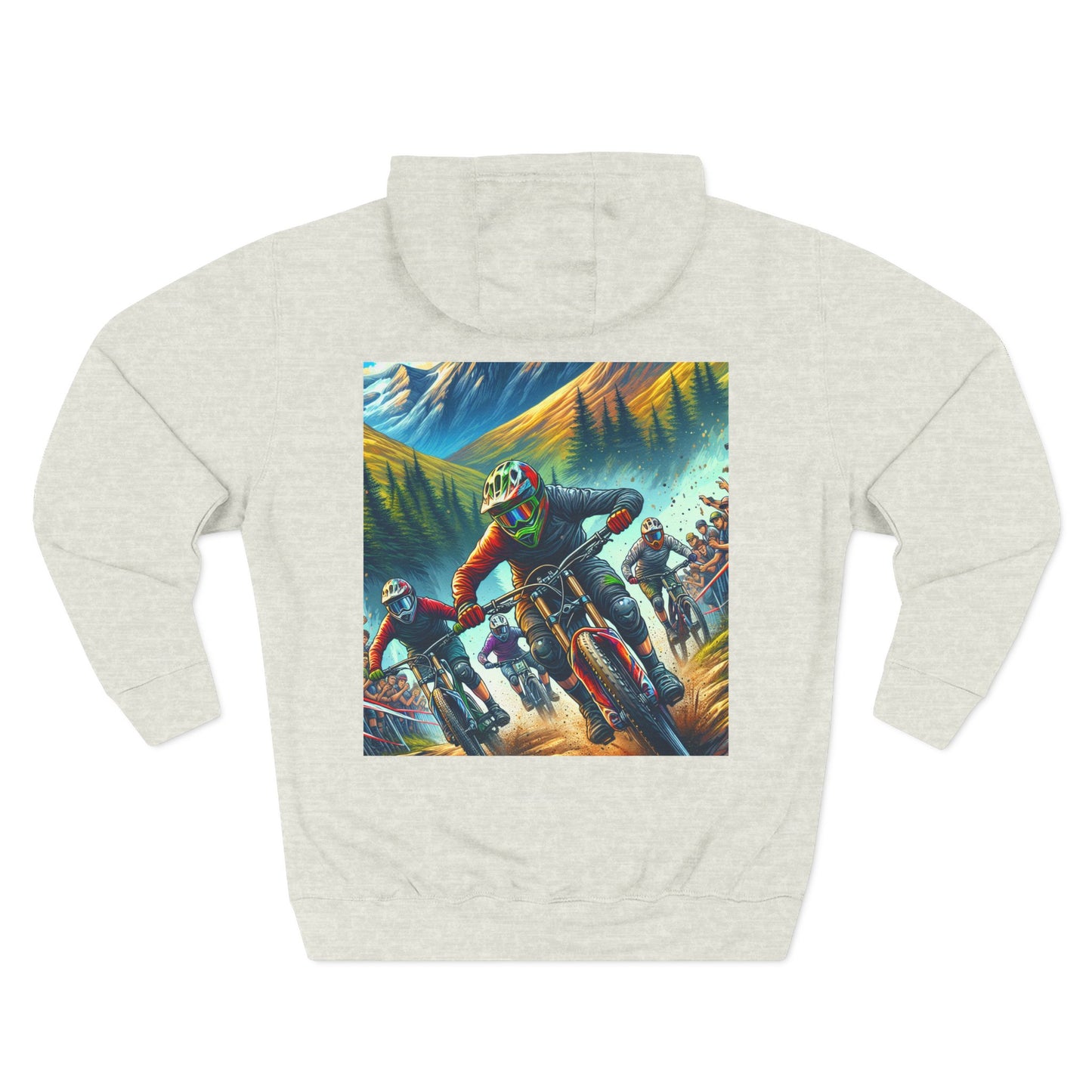 Adventure Rider Fleece Hoodie - 'No WiFi Here, but the Connection's Stronger'