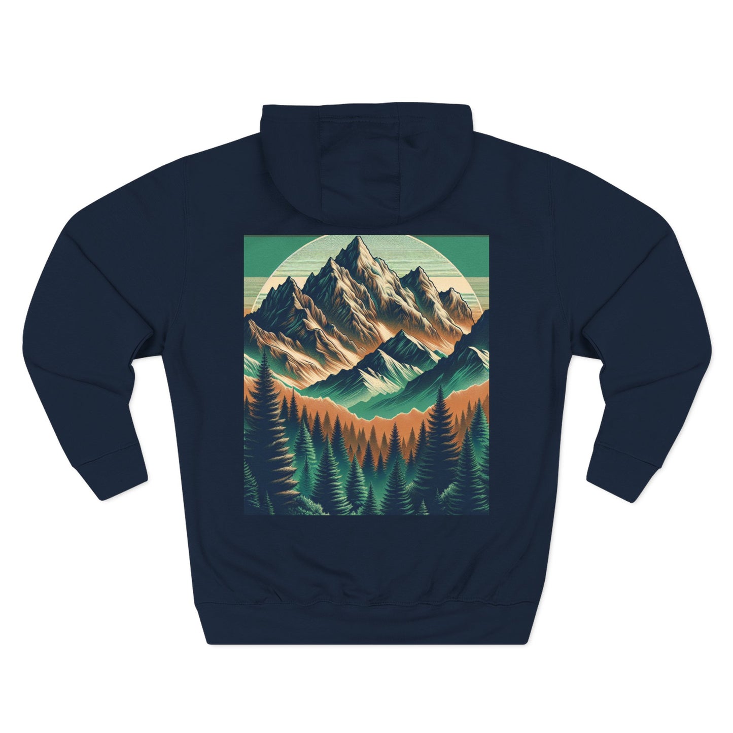 Mountain Adventure Fleece Hoodie - "Mountains are where the soul feels free"
