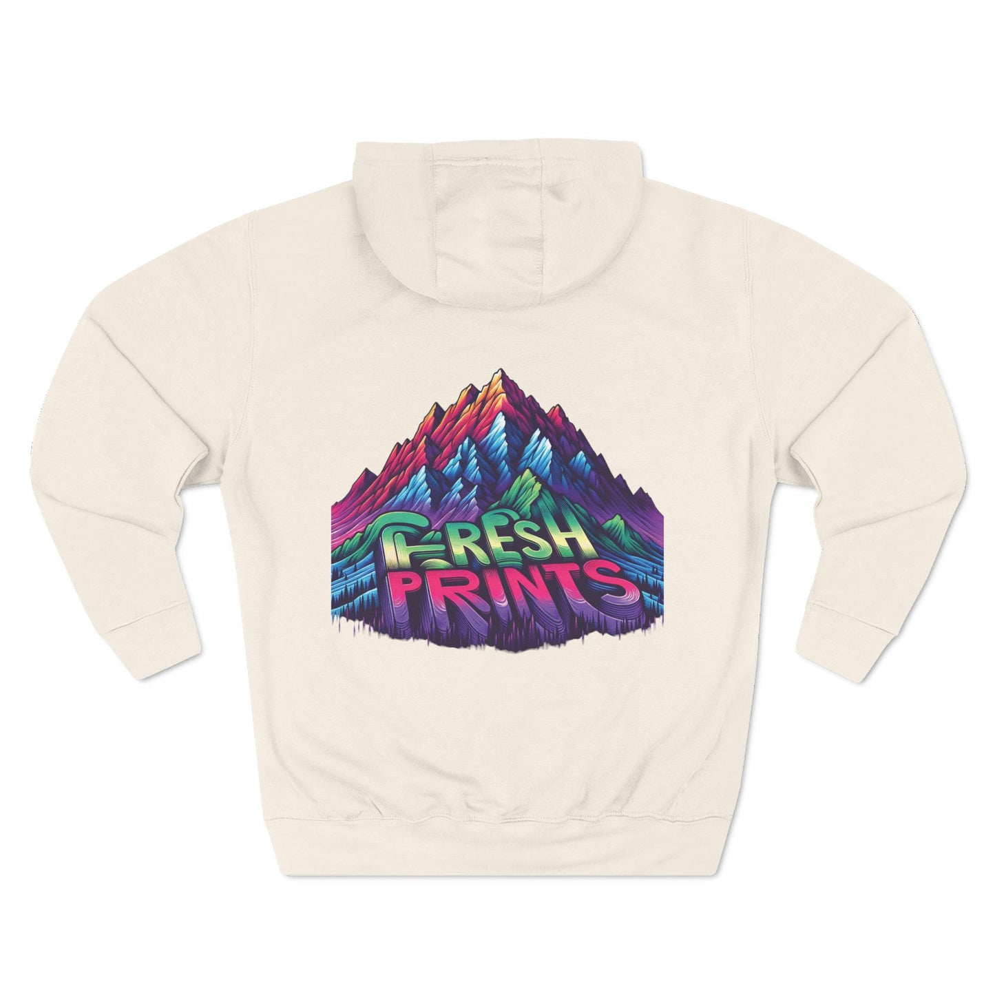 Three-Panel Fleece Hoodie