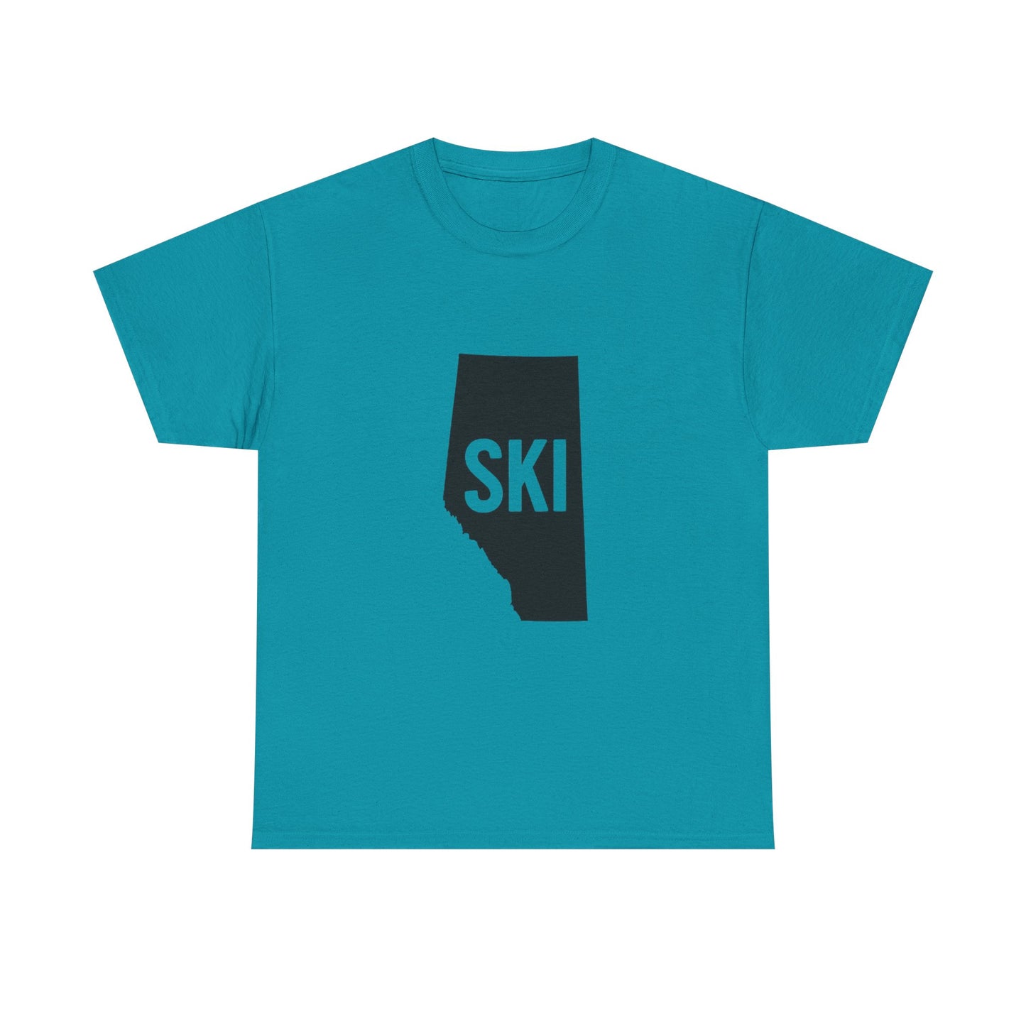Ski Alberta | Ski Enthusiast T-Shirt | Perfect Gift for Winter Sports Lovers | Adventure Gear | Casual Wear