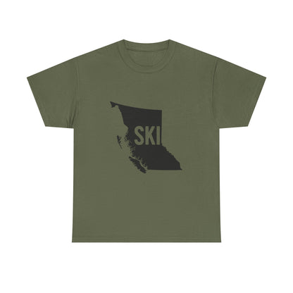 Ski BC Tee - Unisex Cotton Shirt for Ski Lovers, Winter Sports Gift, Outdoor Enthusiast Apparel