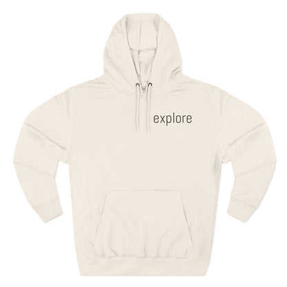 Adventure Three-Panel Fleece Hoodie - Cozy Outdoor Style