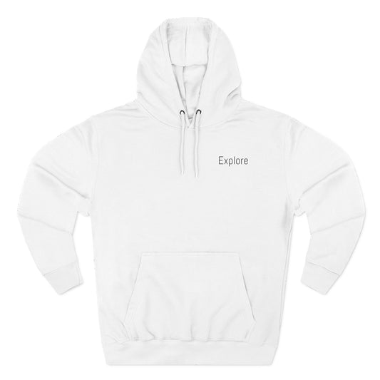Adventure Three-Panel Fleece Hoodie - Cozy Outdoor Style