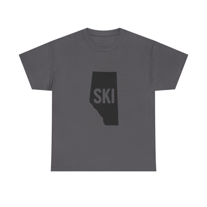 Ski Alberta | Ski Enthusiast T-Shirt | Perfect Gift for Winter Sports Lovers | Adventure Gear | Casual Wear