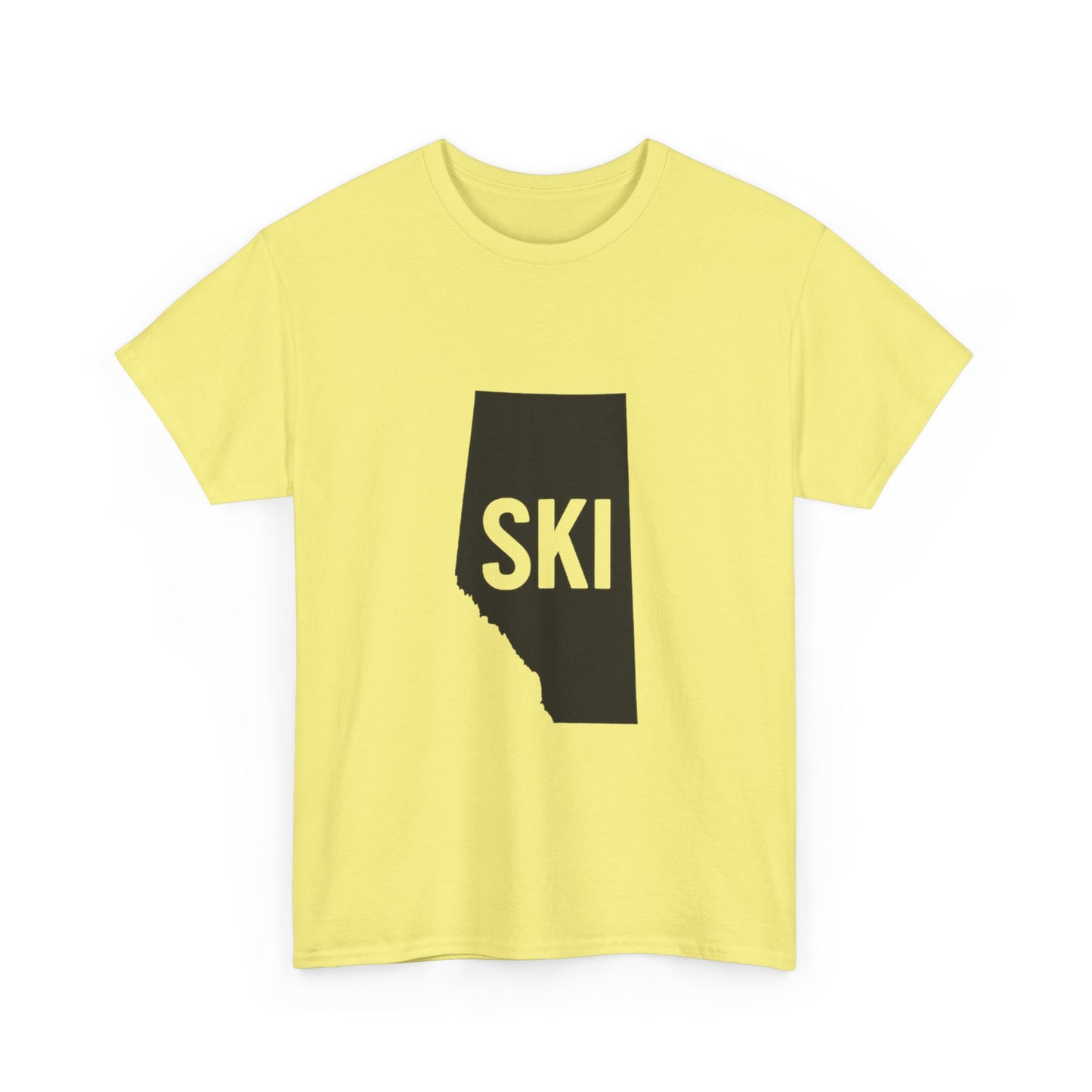 Ski Alberta | Ski Enthusiast T-Shirt | Perfect Gift for Winter Sports Lovers | Adventure Gear | Casual Wear