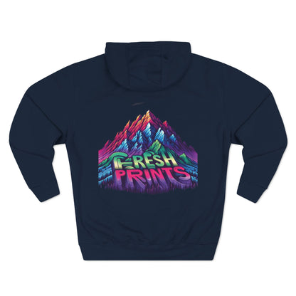 Three-Panel Fleece Hoodie