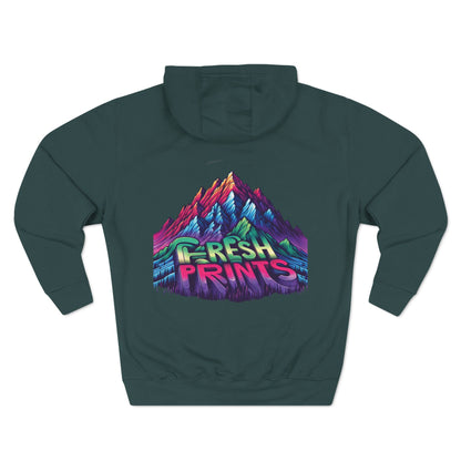 Three-Panel Fleece Hoodie