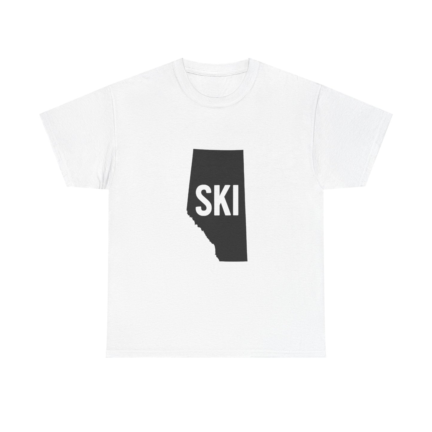 Ski Alberta | Ski Enthusiast T-Shirt | Perfect Gift for Winter Sports Lovers | Adventure Gear | Casual Wear