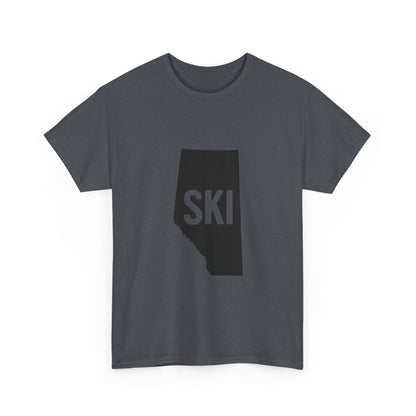 Ski Alberta | Ski Enthusiast T-Shirt | Perfect Gift for Winter Sports Lovers | Adventure Gear | Casual Wear