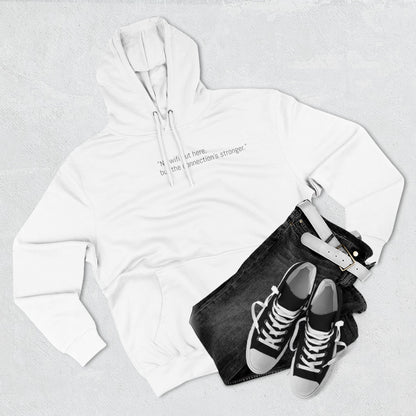 Adventure Rider Fleece Hoodie - 'No WiFi Here, but the Connection's Stronger'