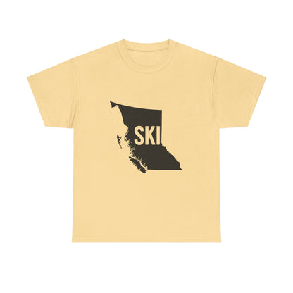 Ski BC Tee - Unisex Cotton Shirt for Ski Lovers, Winter Sports Gift, Outdoor Enthusiast Apparel