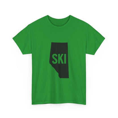Ski Alberta | Ski Enthusiast T-Shirt | Perfect Gift for Winter Sports Lovers | Adventure Gear | Casual Wear