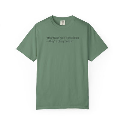 Adventure-Inspiring Unisex T-Shirt, Outdoor Enthusiast Gift, Mountain Lover Apparel, Nature Quote Tee, Hiking Gear