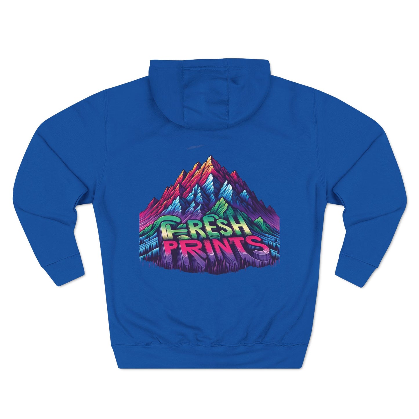 Three-Panel Fleece Hoodie
