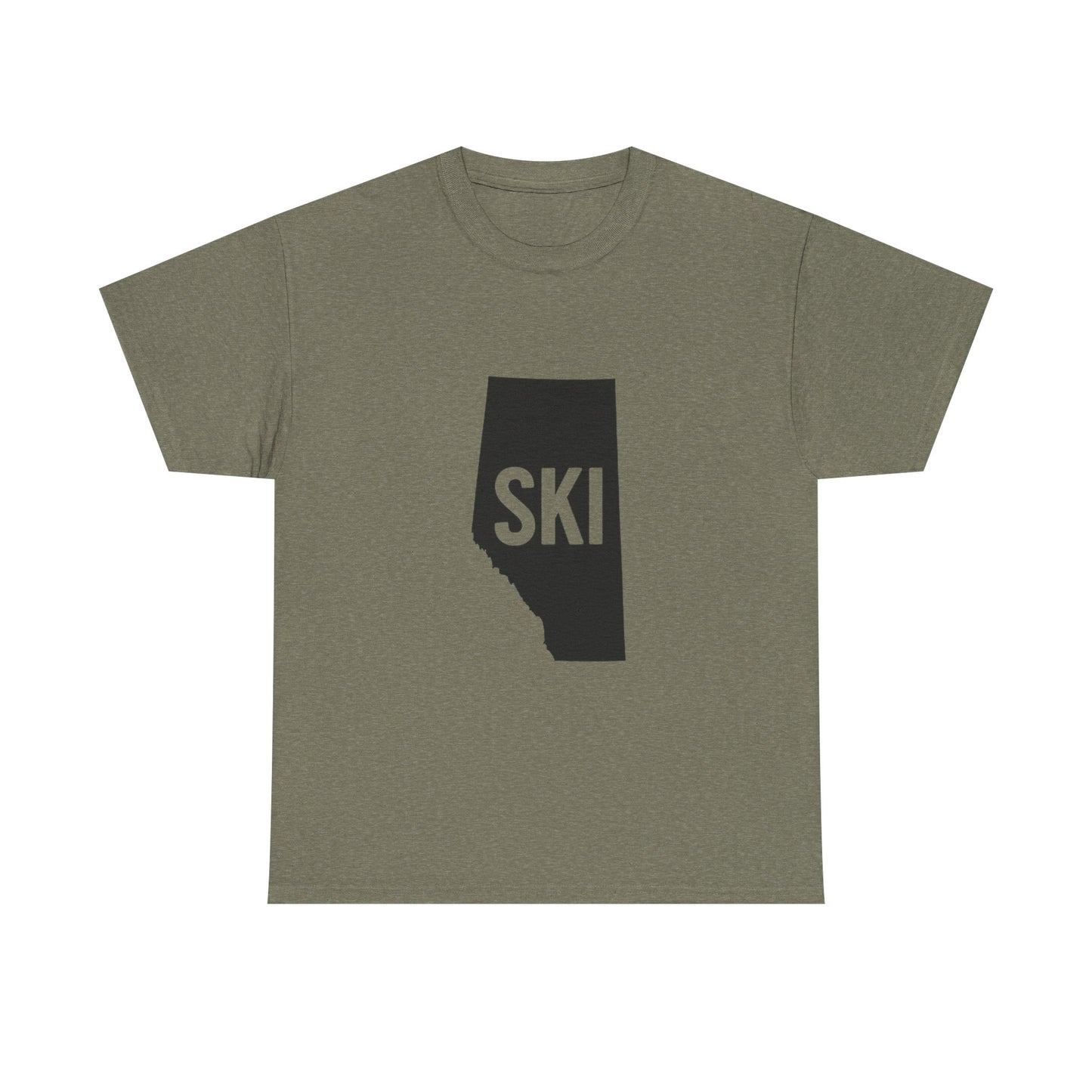 Ski Alberta | Ski Enthusiast T-Shirt | Perfect Gift for Winter Sports Lovers | Adventure Gear | Casual Wear