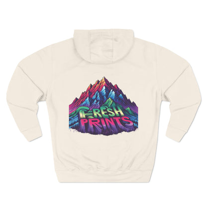 Three-Panel Fleece Hoodie