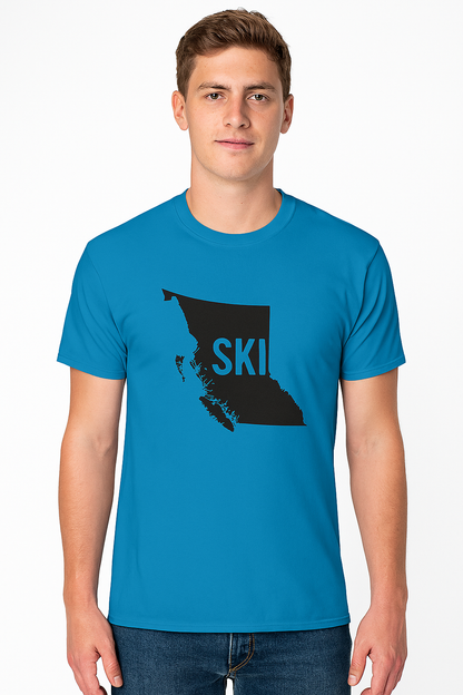 Ski BC Tee - Unisex Cotton Shirt for Ski Lovers, Winter Sports Gift, Outdoor Enthusiast Apparel